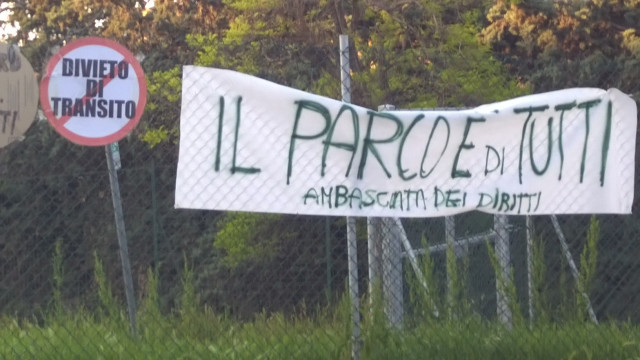 Parco della Pace senza pace