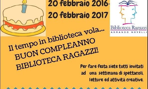 Biblioteca Ragazzi, 2 candeline ricche di eventi